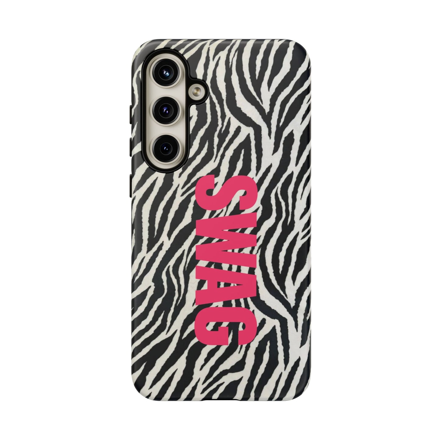 Zebra Print  "SWAG" Tough Case