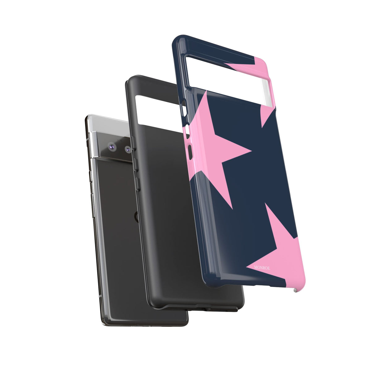 Navy & Pink Star Tough Cover