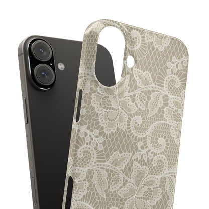 Vintage Beige Lace Case