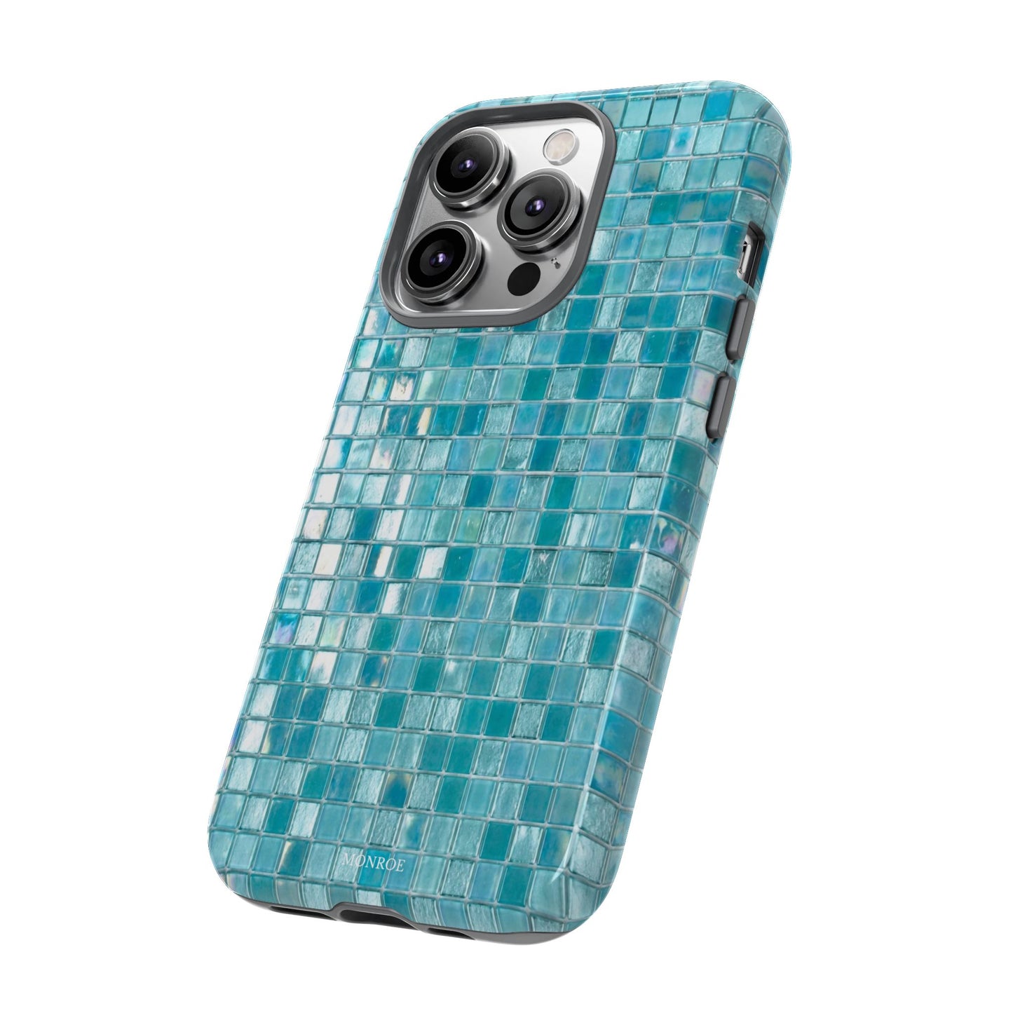 Hot Blue Mosaic Tile Tough Case