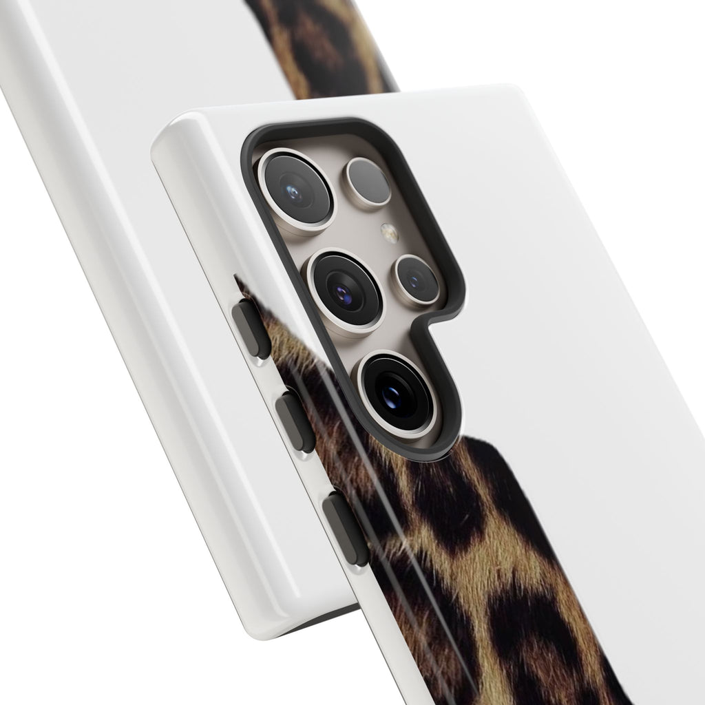 Half Cheetah Print Phone Case