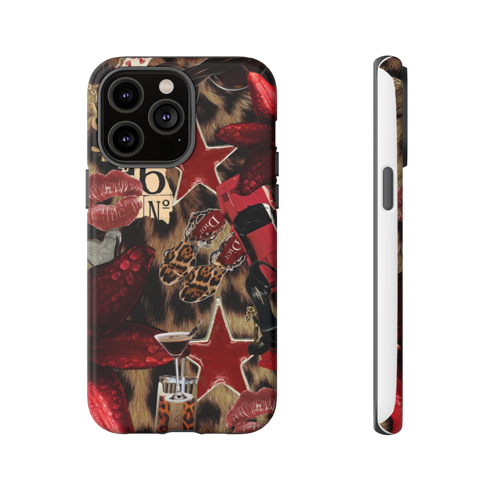 Cheetah Red Phone Case