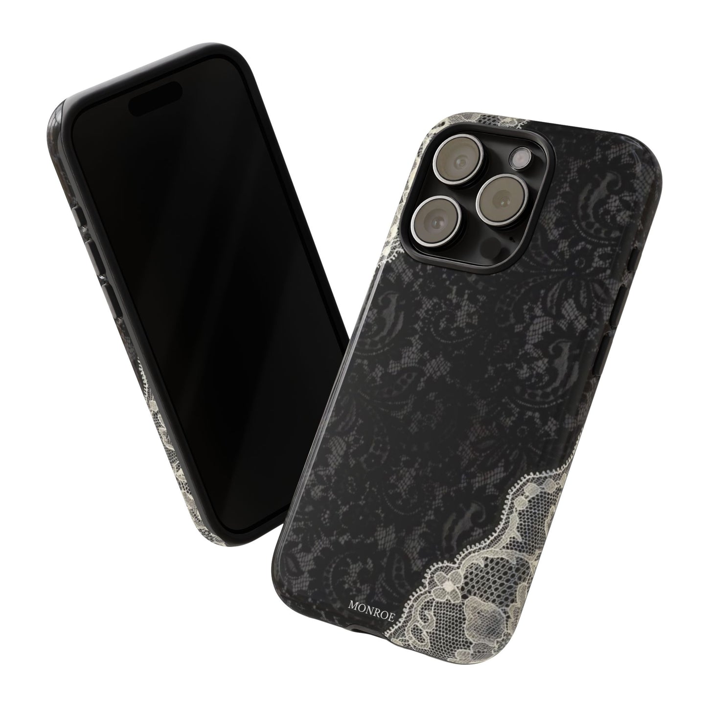 Black & White Edged Tough Case
