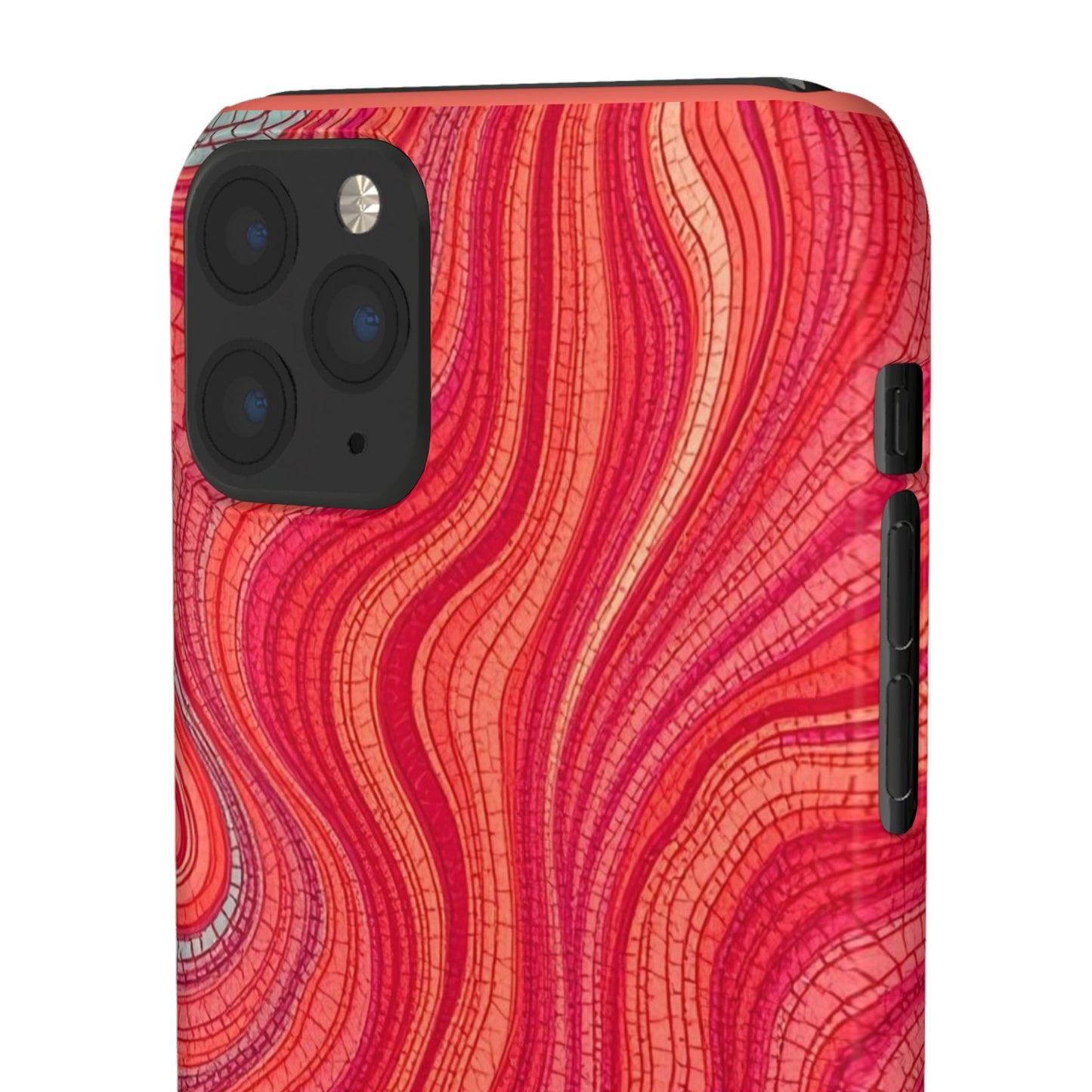 Retro Wavy Red Case