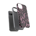 Pink Lace Pattern Tough Phone Case