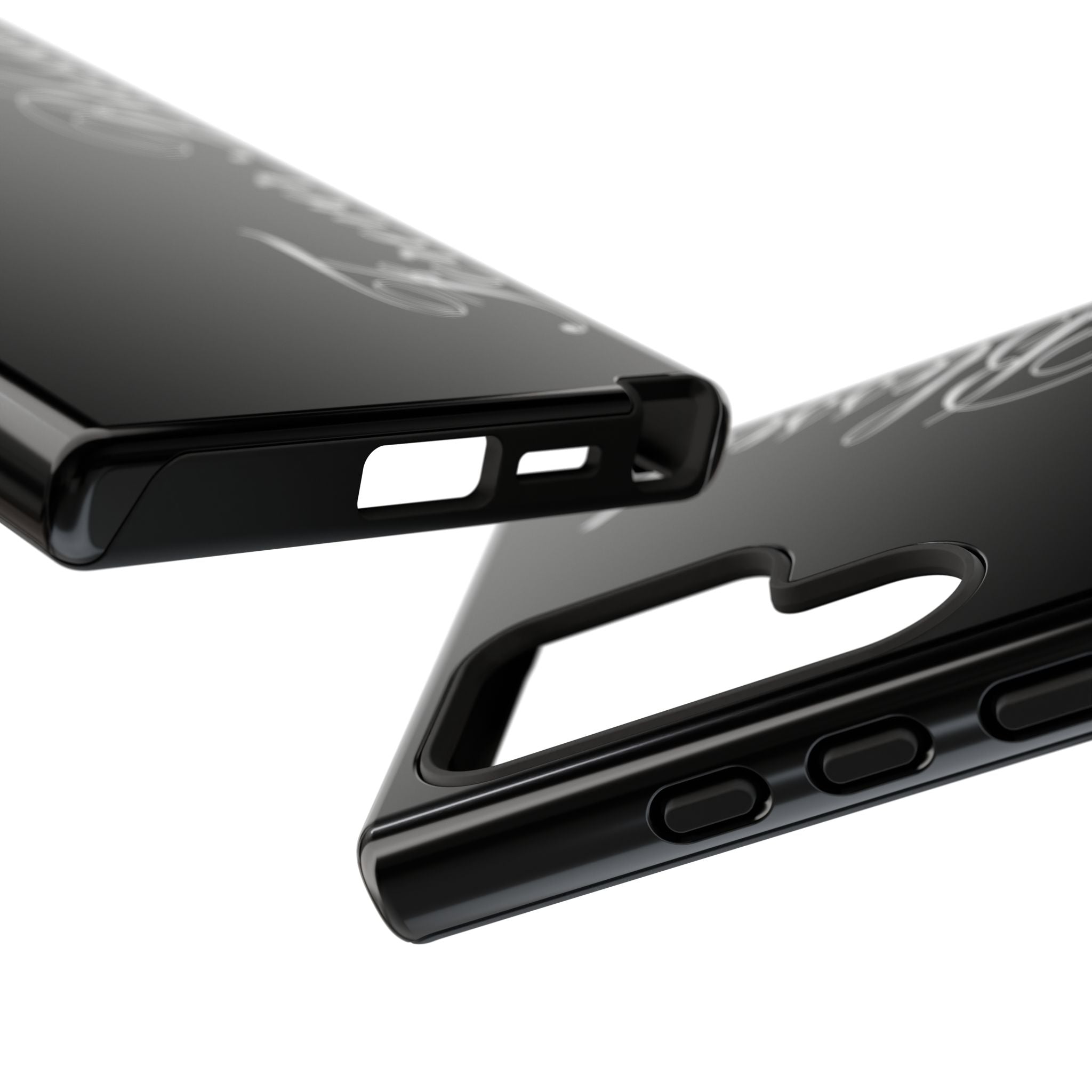 "Forever Blessed" Black Phone Cover