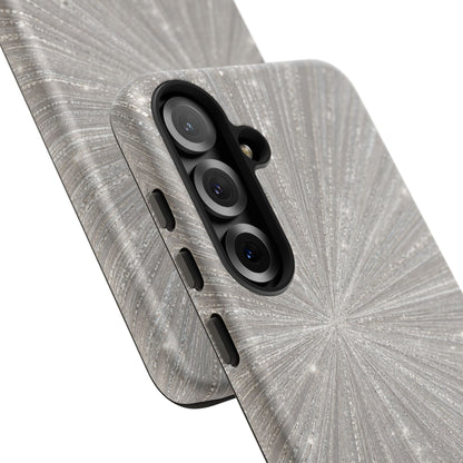 Sparkling Silver Burst Tough Case