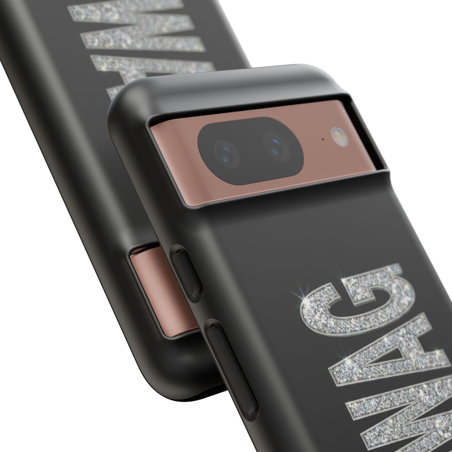 “#SWAG” Black Bling Tough Case