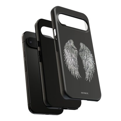 Silver Wings Black Tough Case