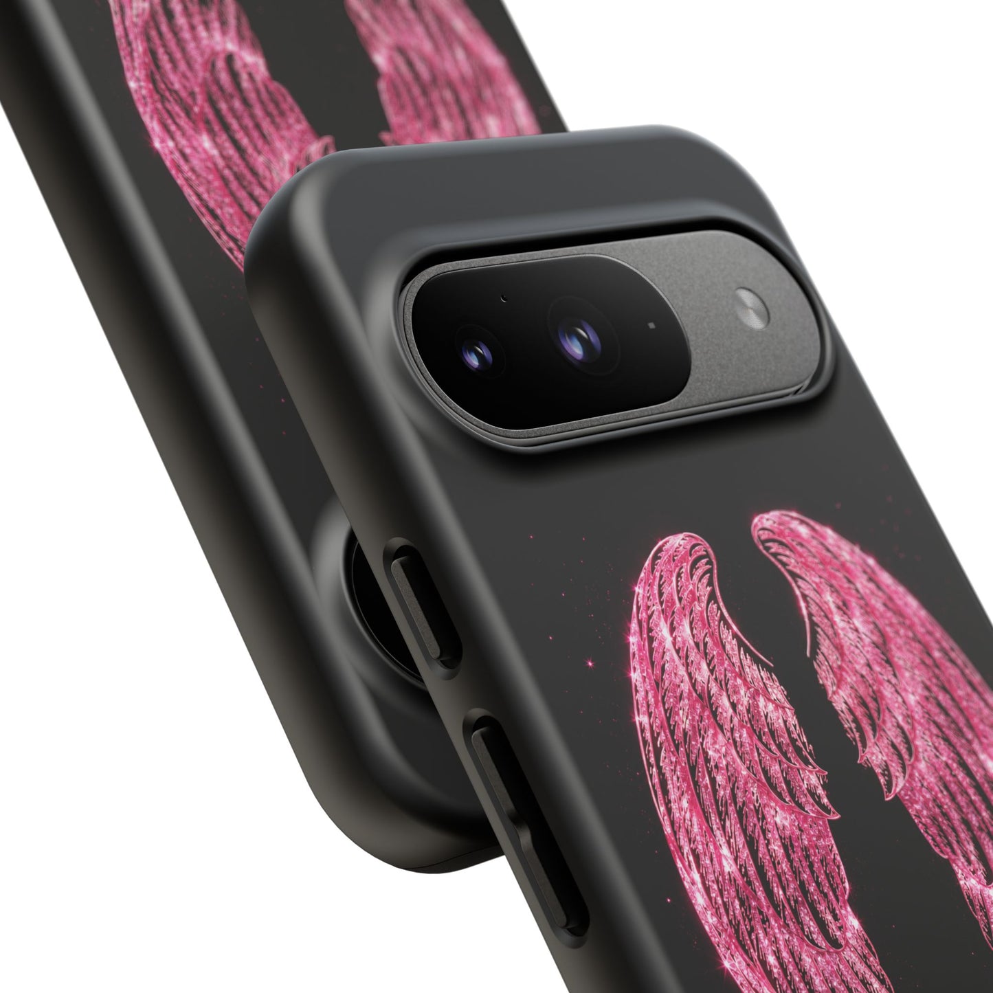 Pink Glitter Angel Tough Case