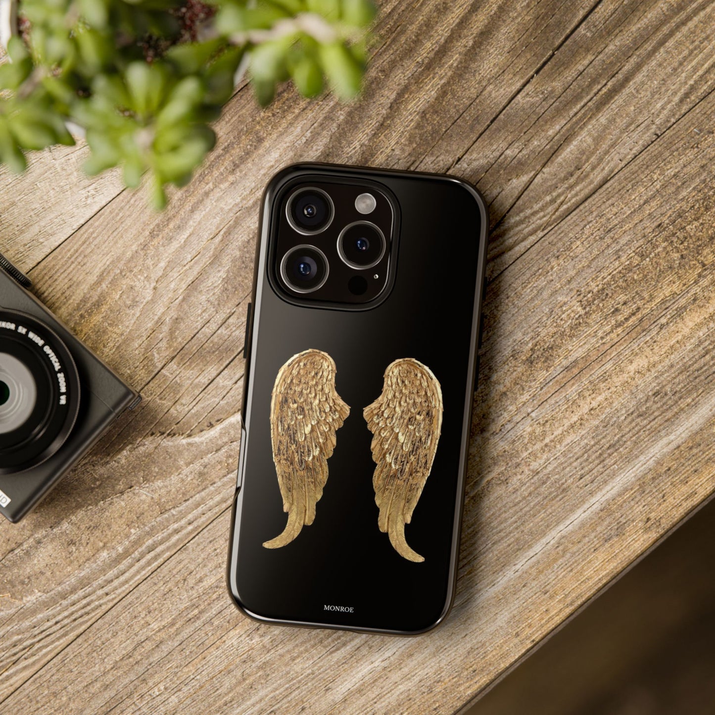 Gold Angel Wings Tough Case