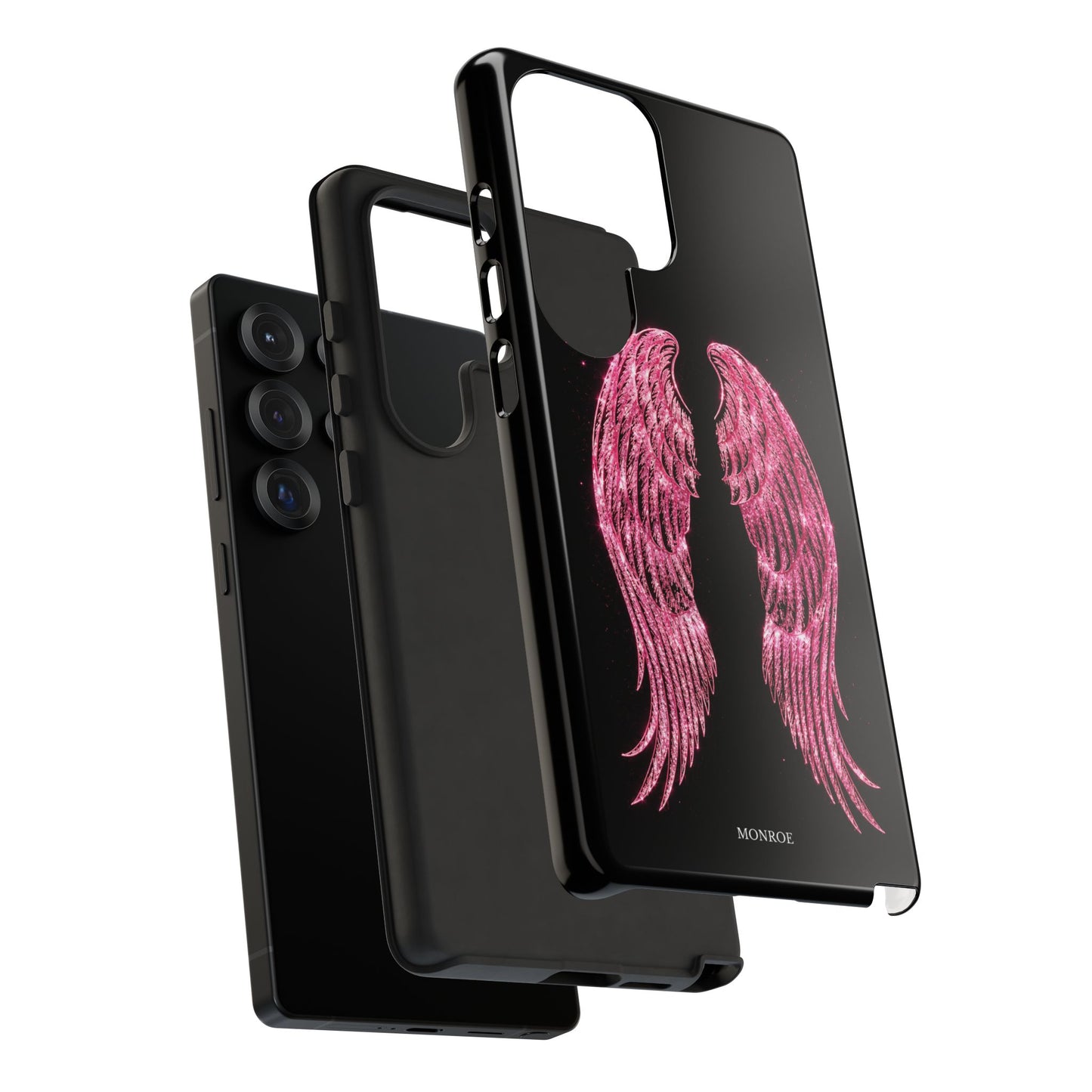 Pink Glitter Angel Tough Case