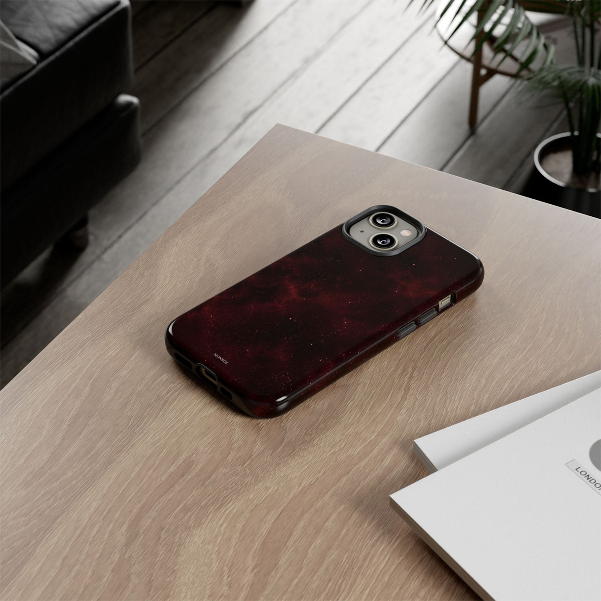 Burgundy Galaxy Tough Case