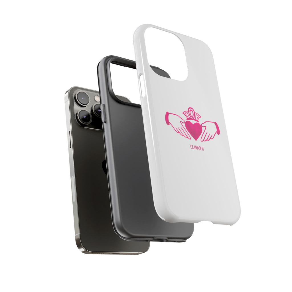 Pink Irish Claddagh Symbol Tough Phone Case