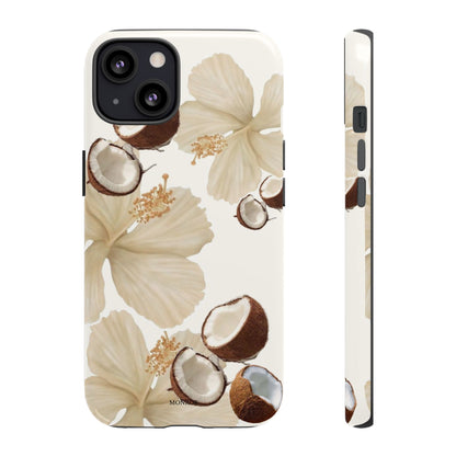 Tropical Coconut Floral Tough Case