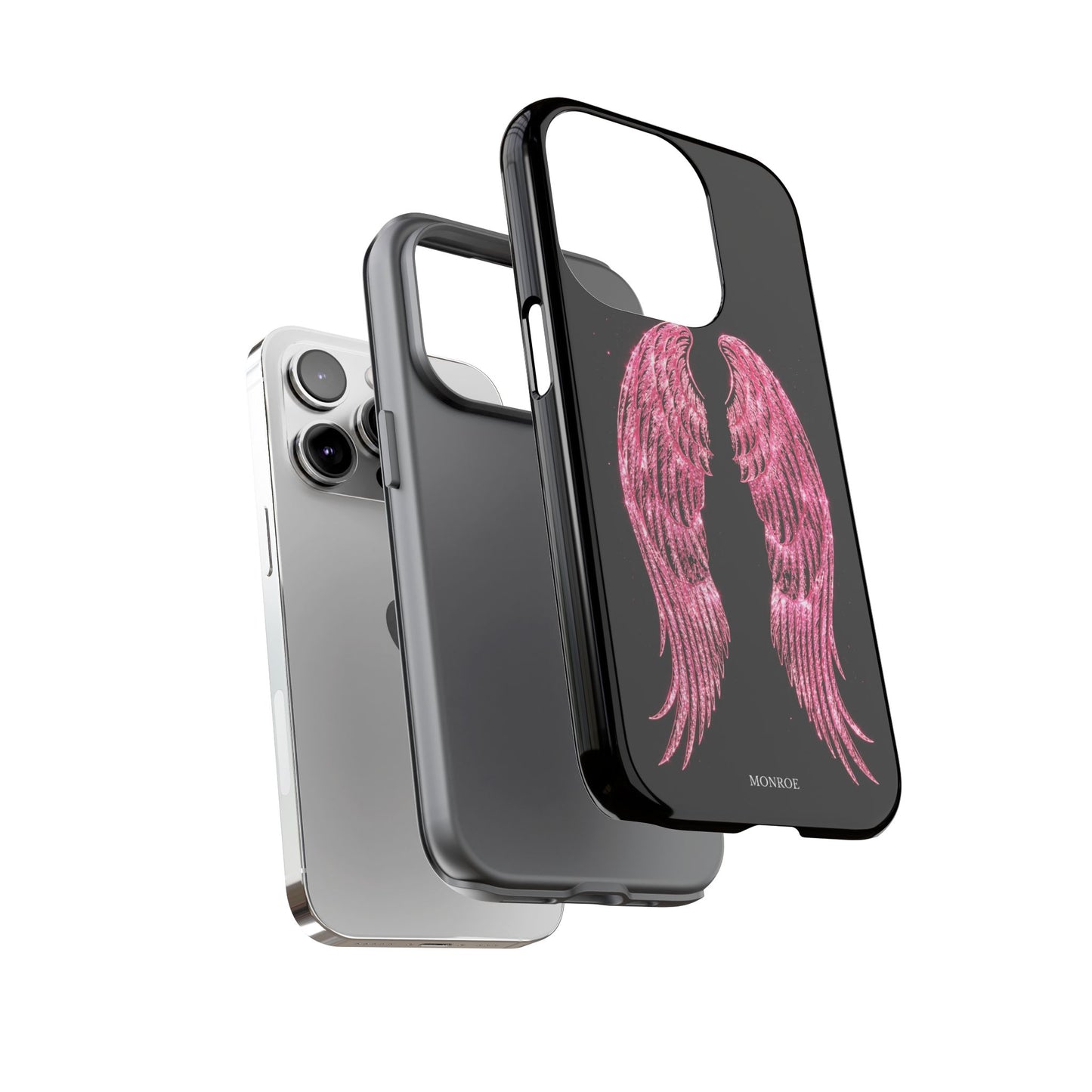 Pink Glitter Angel Tough Case