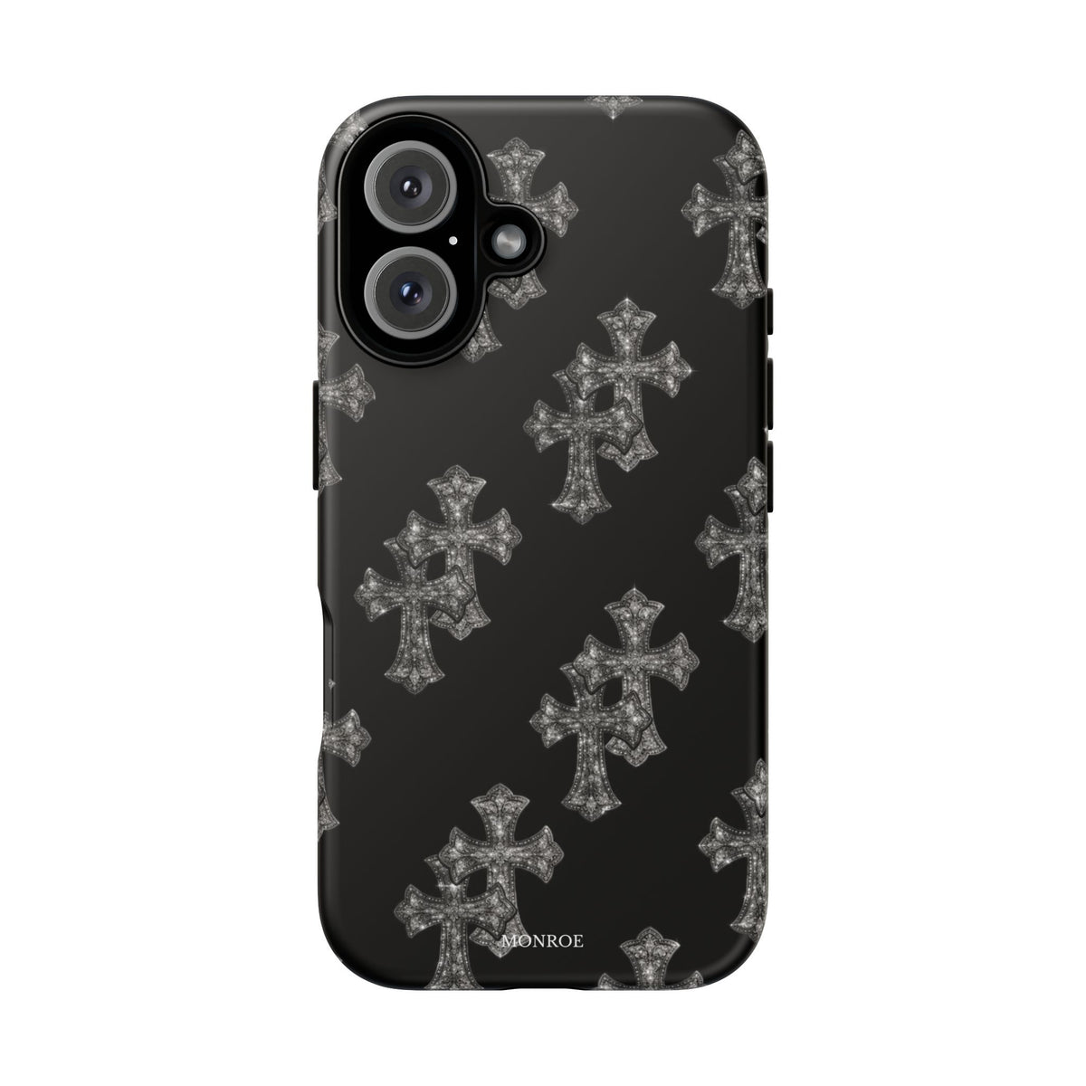Black Crystal Cross Tough Case
