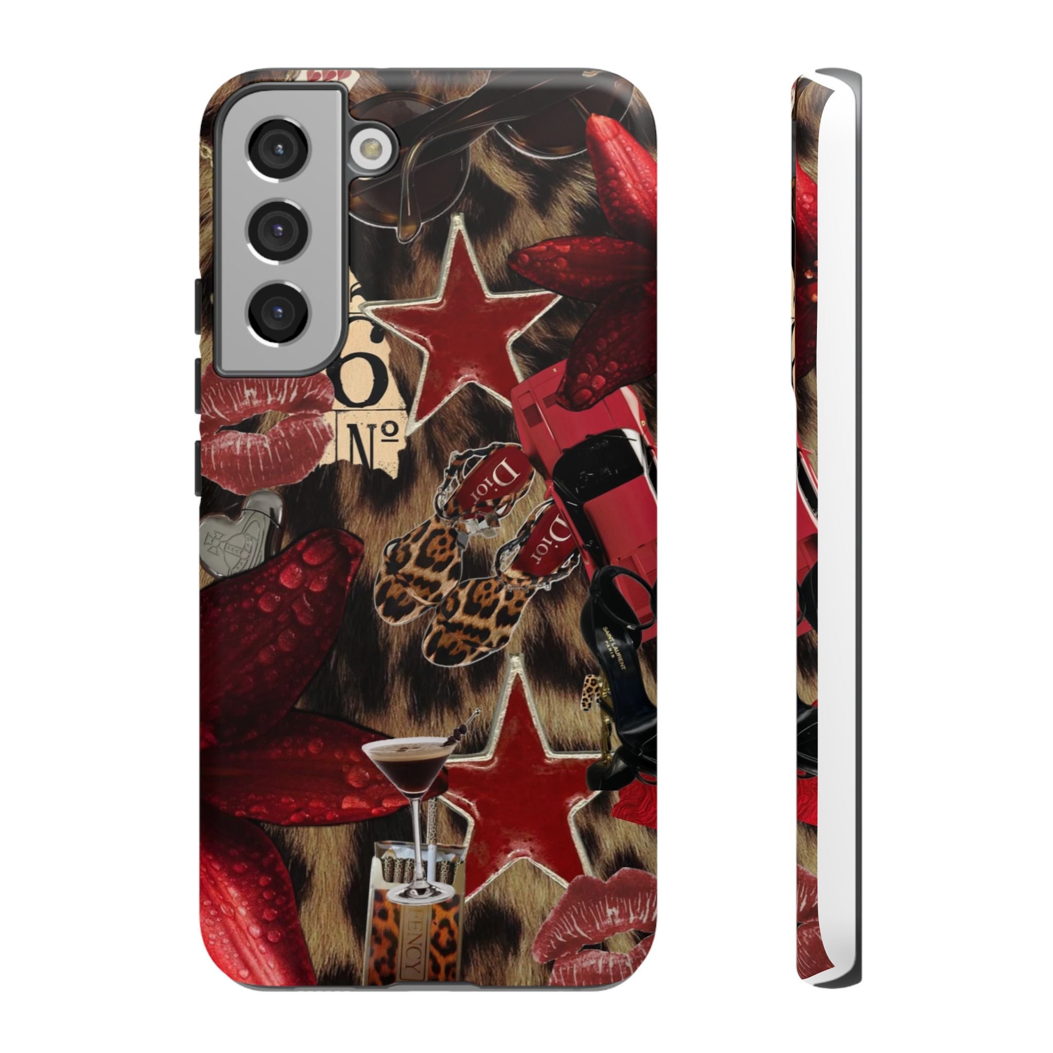 Cheetah Red Phone Case