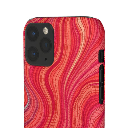 Retro Wavy Red Case