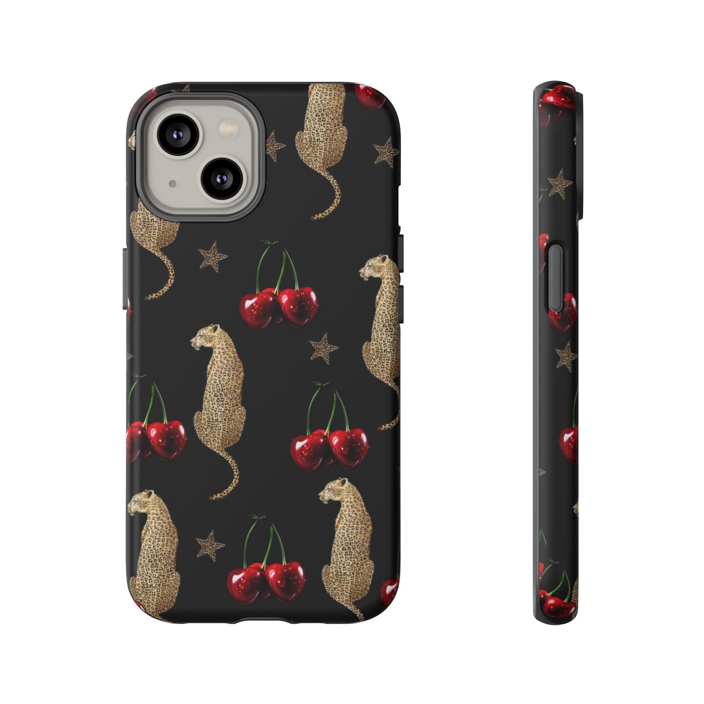 Leopard & Cherry Tough Case