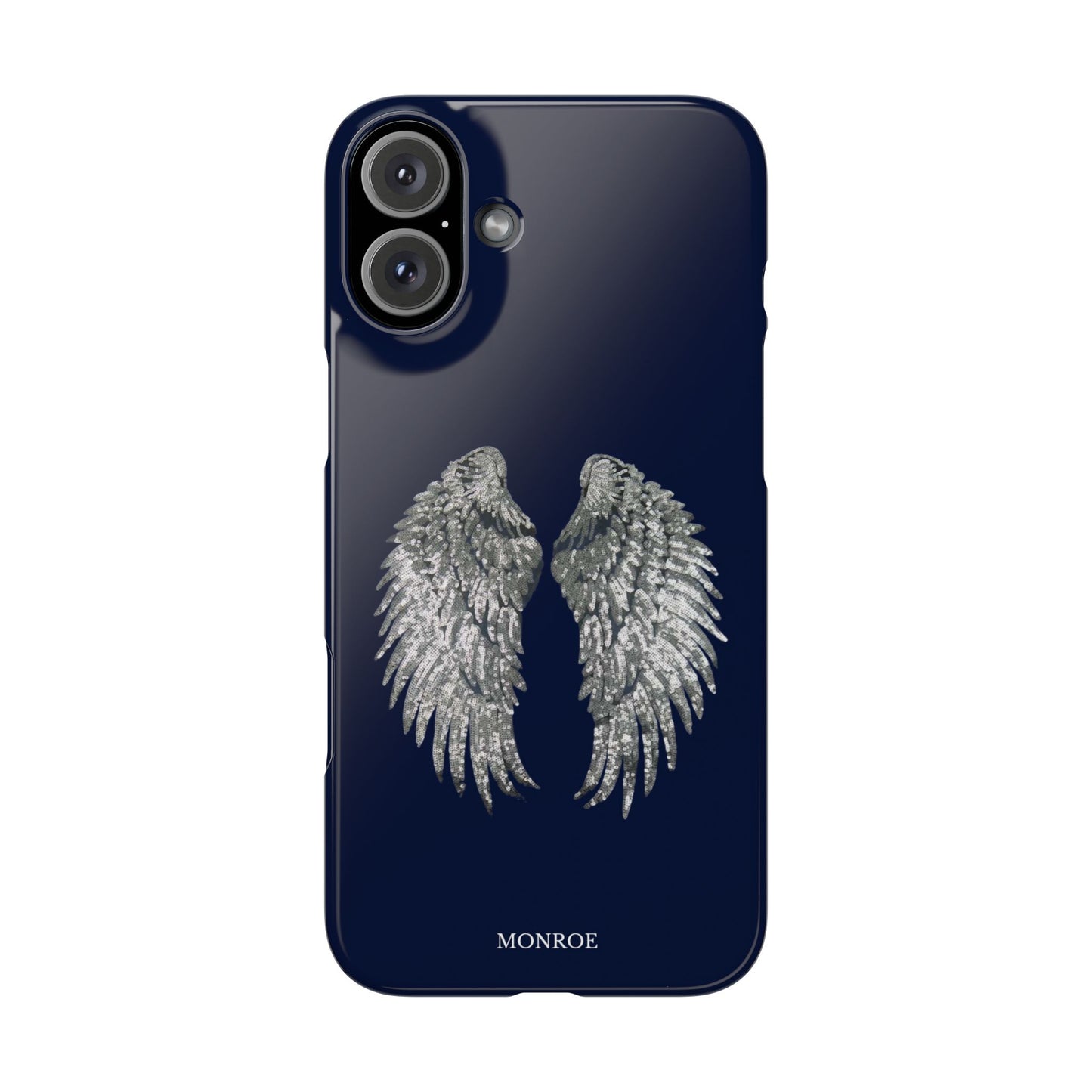 Navy Angel Wings Case