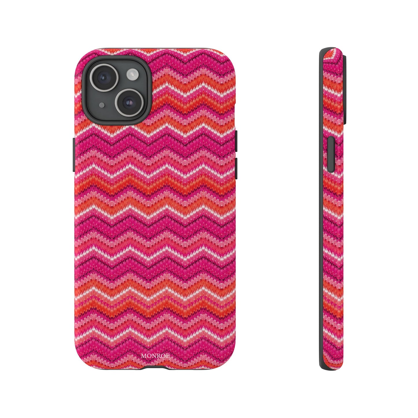 Pink Zigzag Tough Case