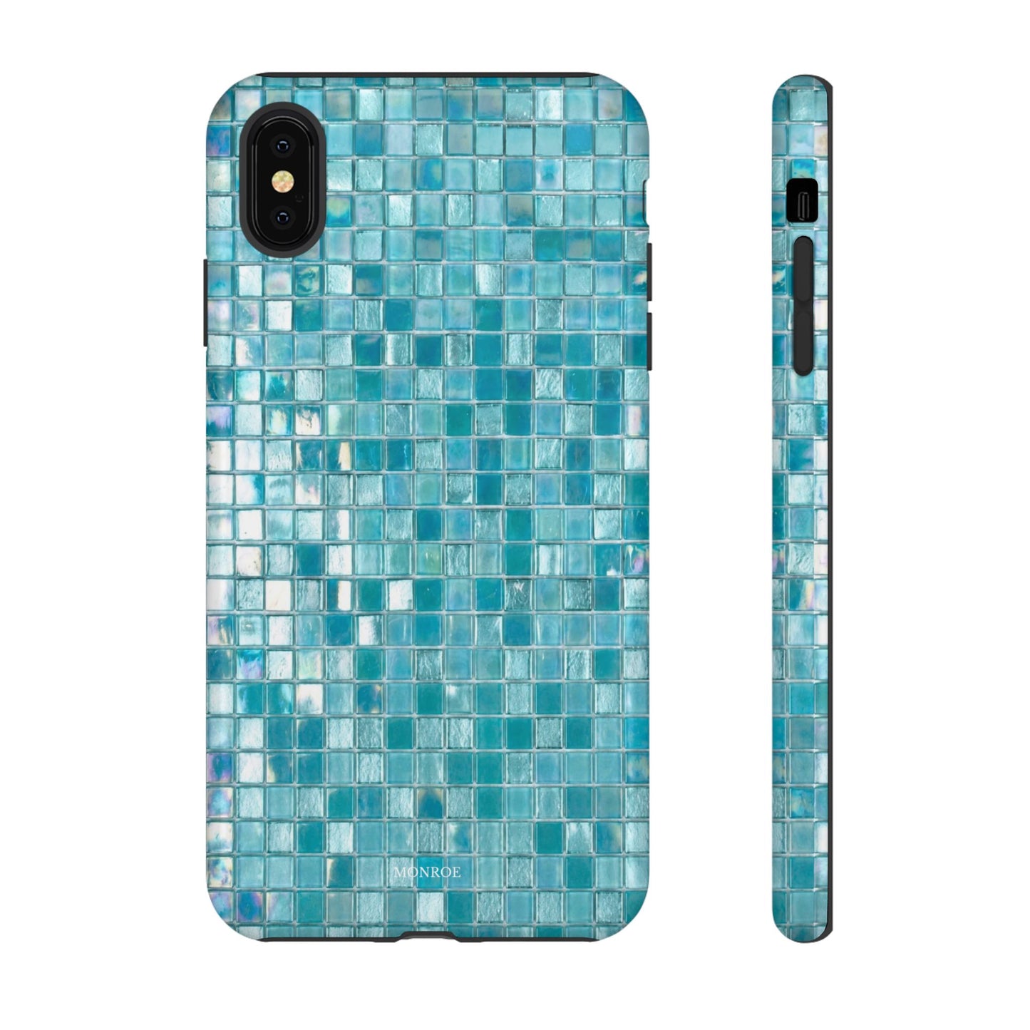 Hot Blue Mosaic Tile Tough Case