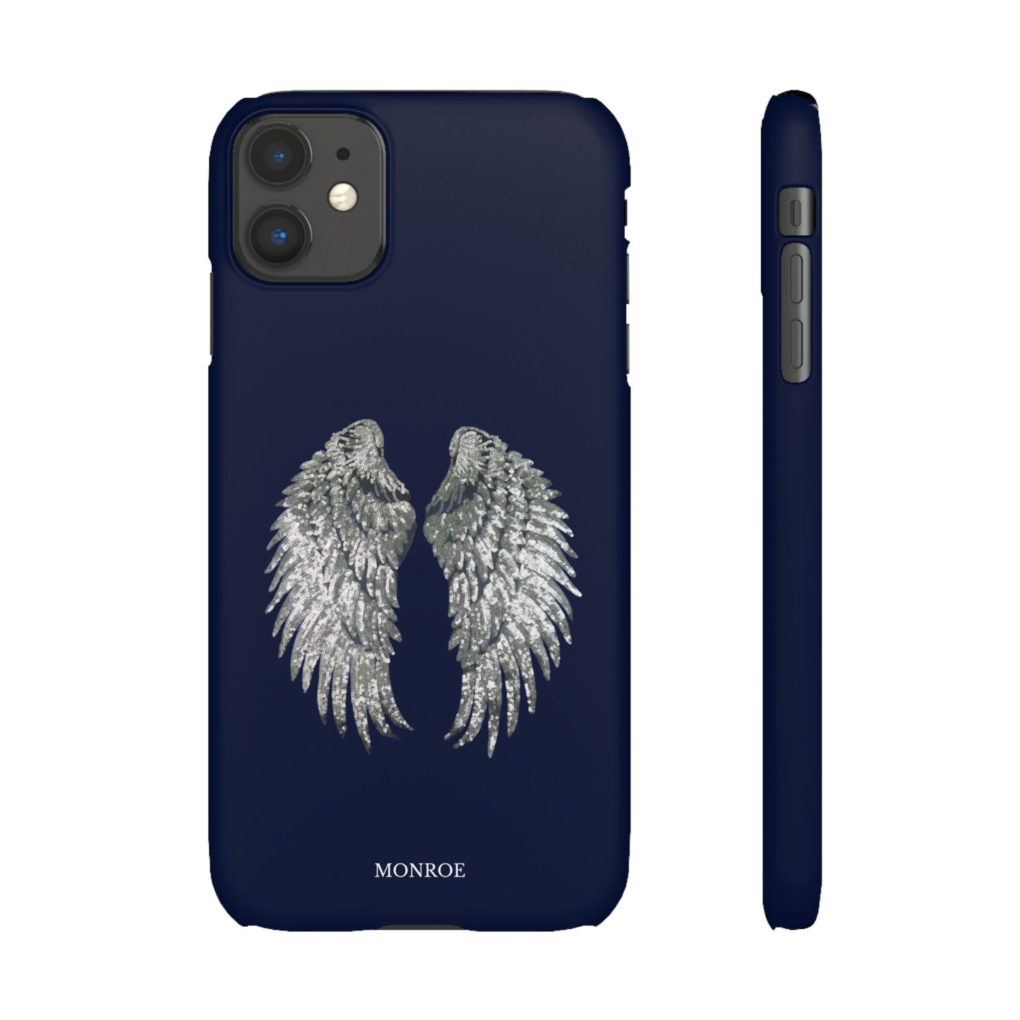 Navy Angel Wings Case