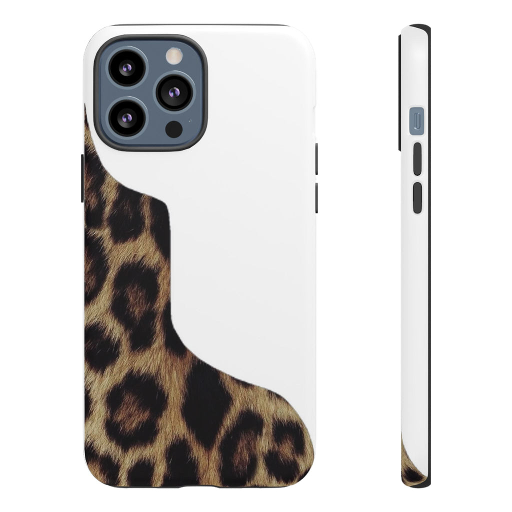 Half Cheetah Print Phone Case