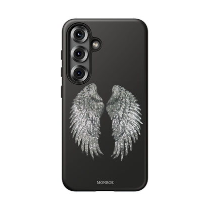 Silver Wings Black Tough Case