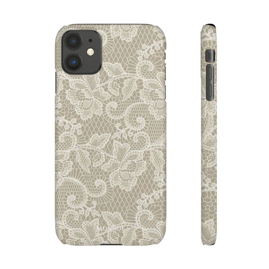 Vintage Beige Lace Case