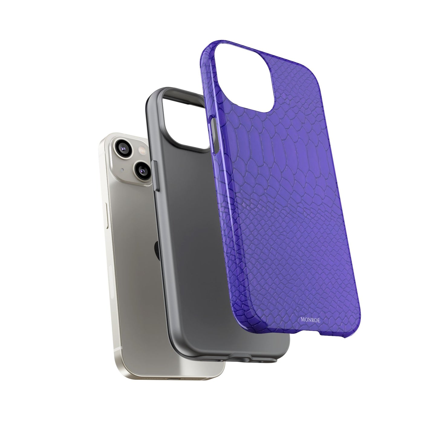 Dark Purple Snake Tough Case