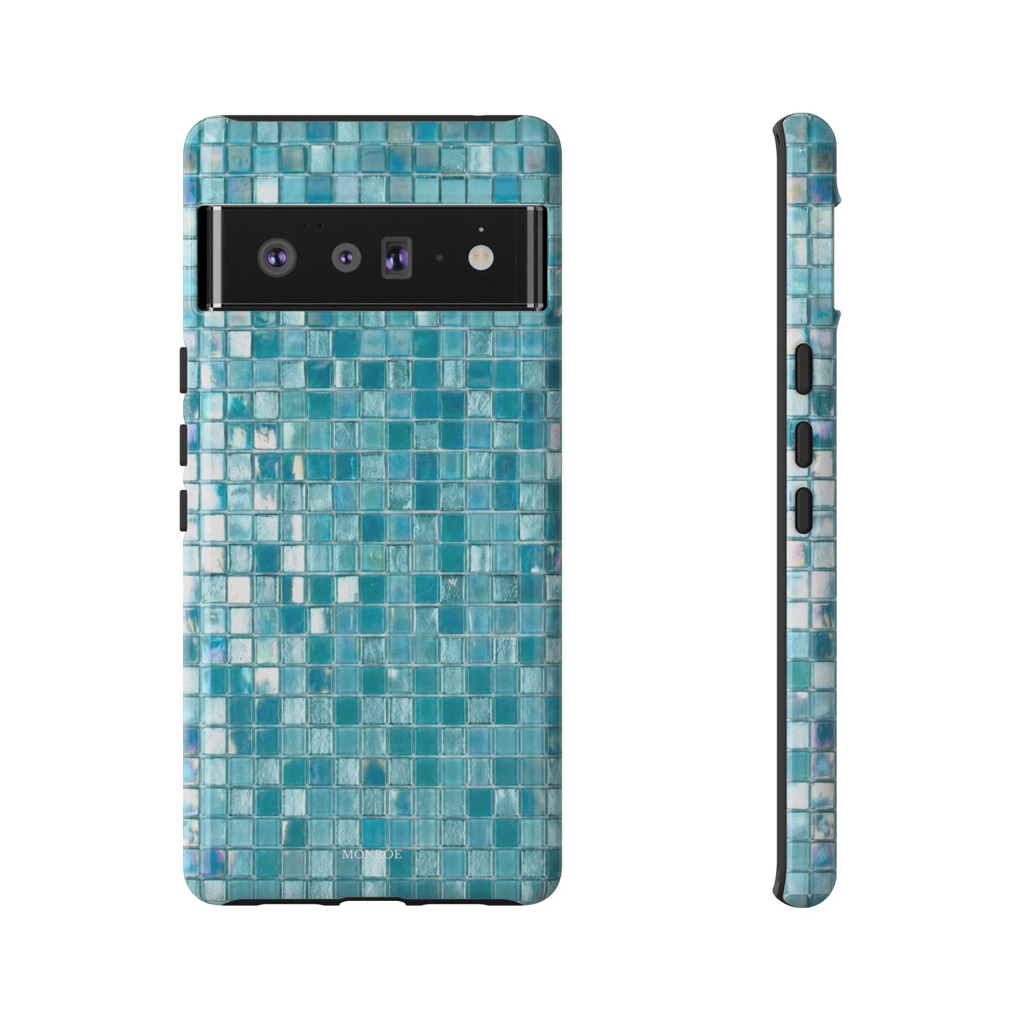 Hot Blue Mosaic Tile Tough Case