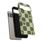 Clover Checker Tough Phone Case