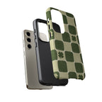Clover Checker Tough Phone Case