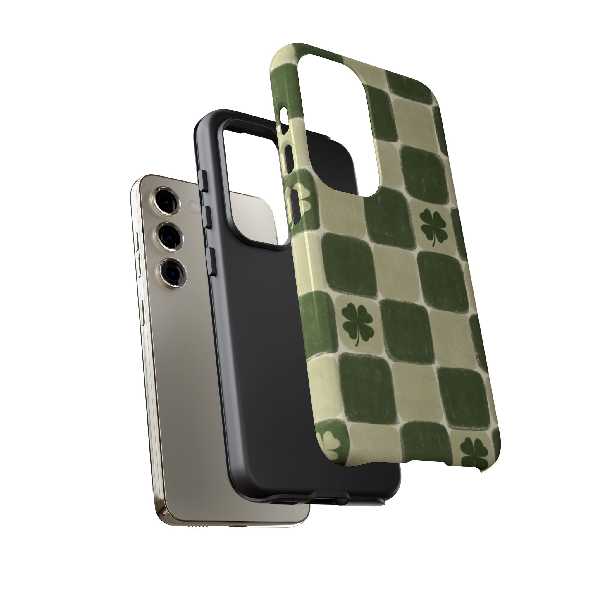 Clover Checker Tough Phone Case
