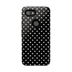 Black Polka Dot Phone Case