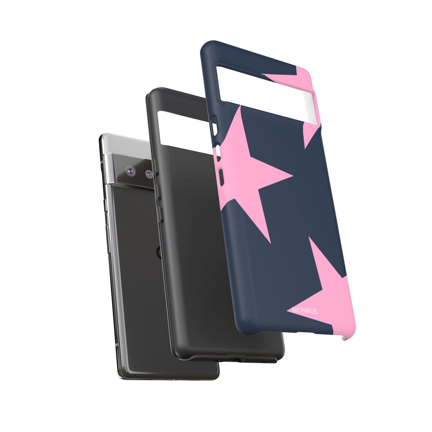 Navy & Pink Star Tough Cover