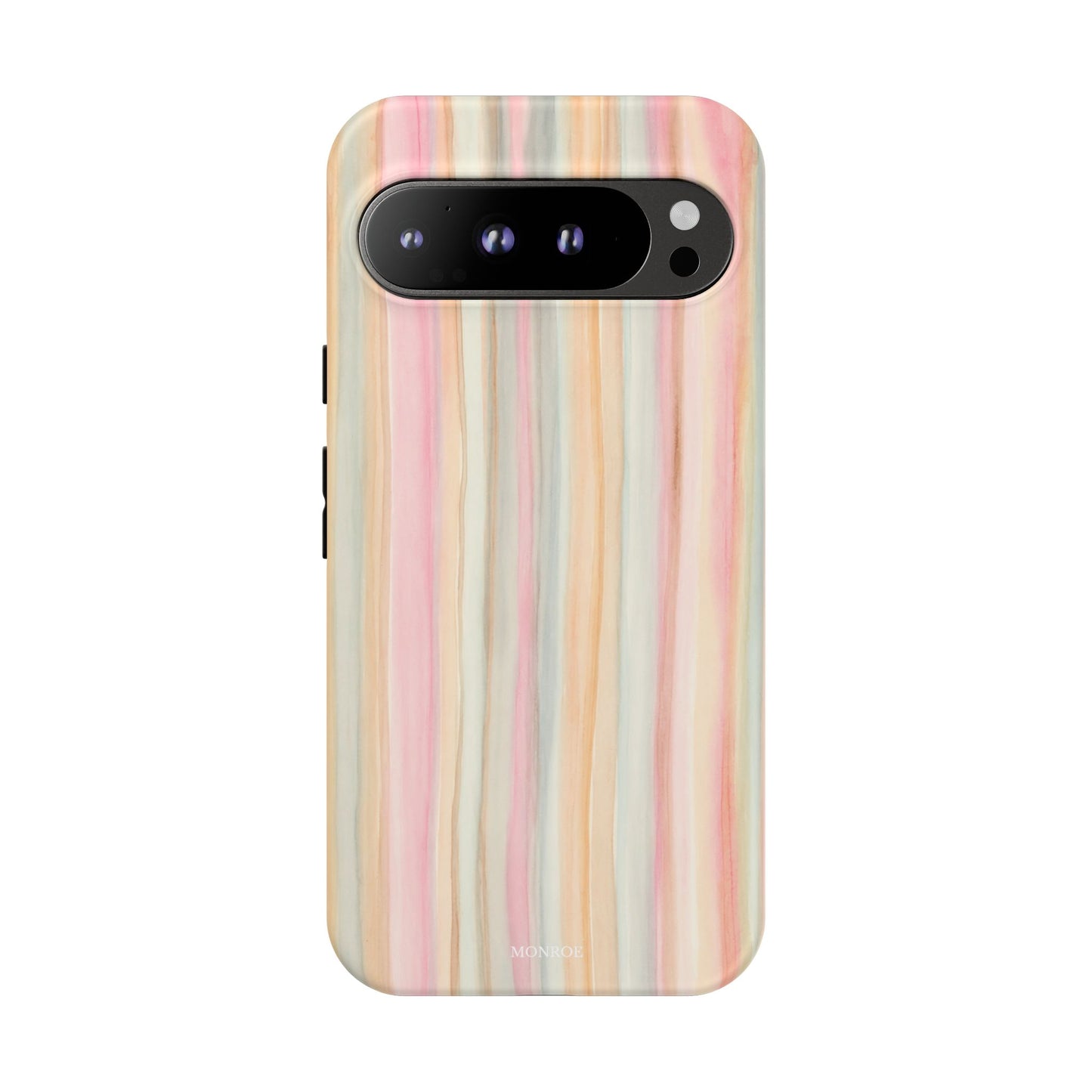 Pastel Watercolor Stripe Tough Case