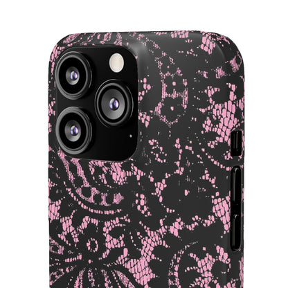 Pink Lace Pattern Case