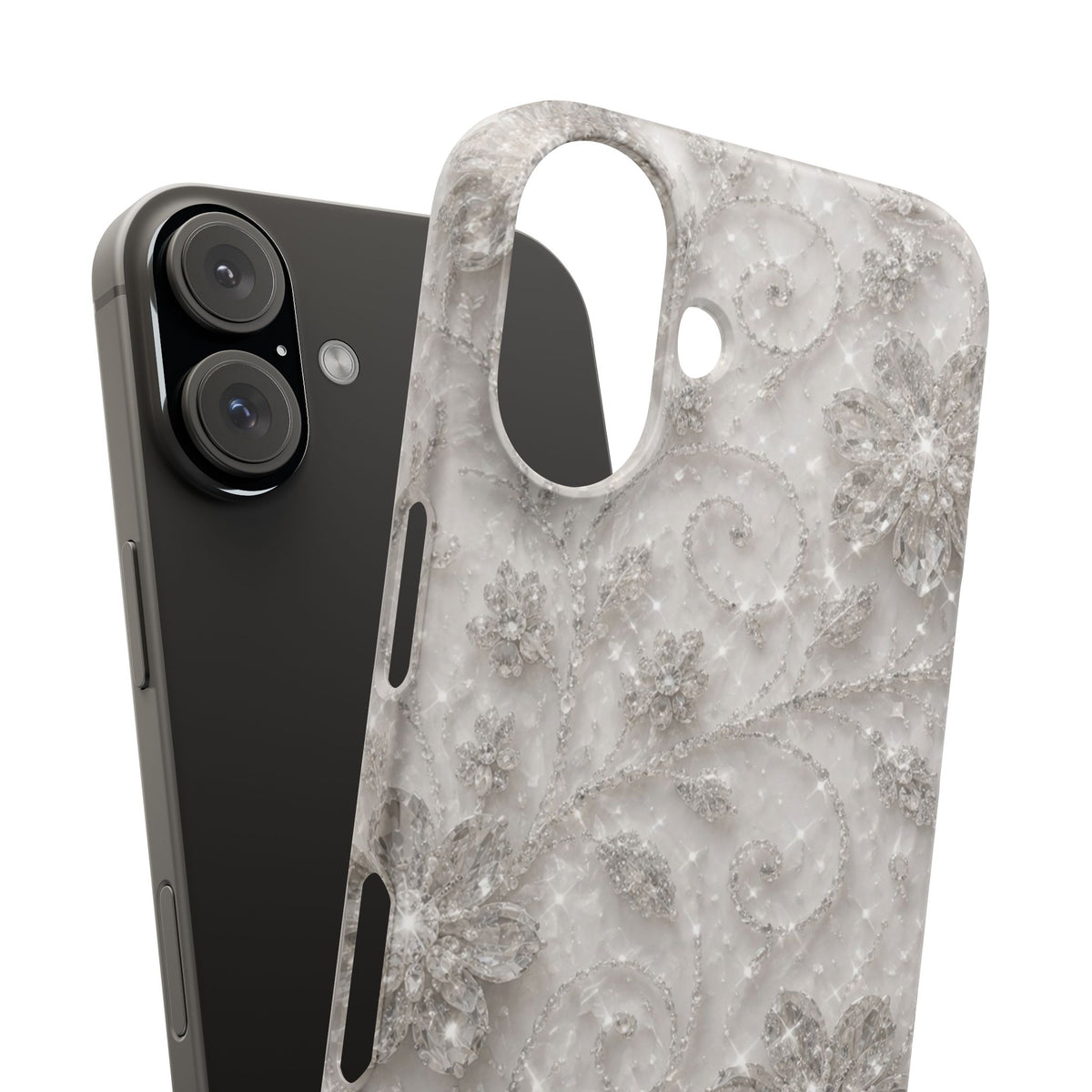 Glittery Floral Case