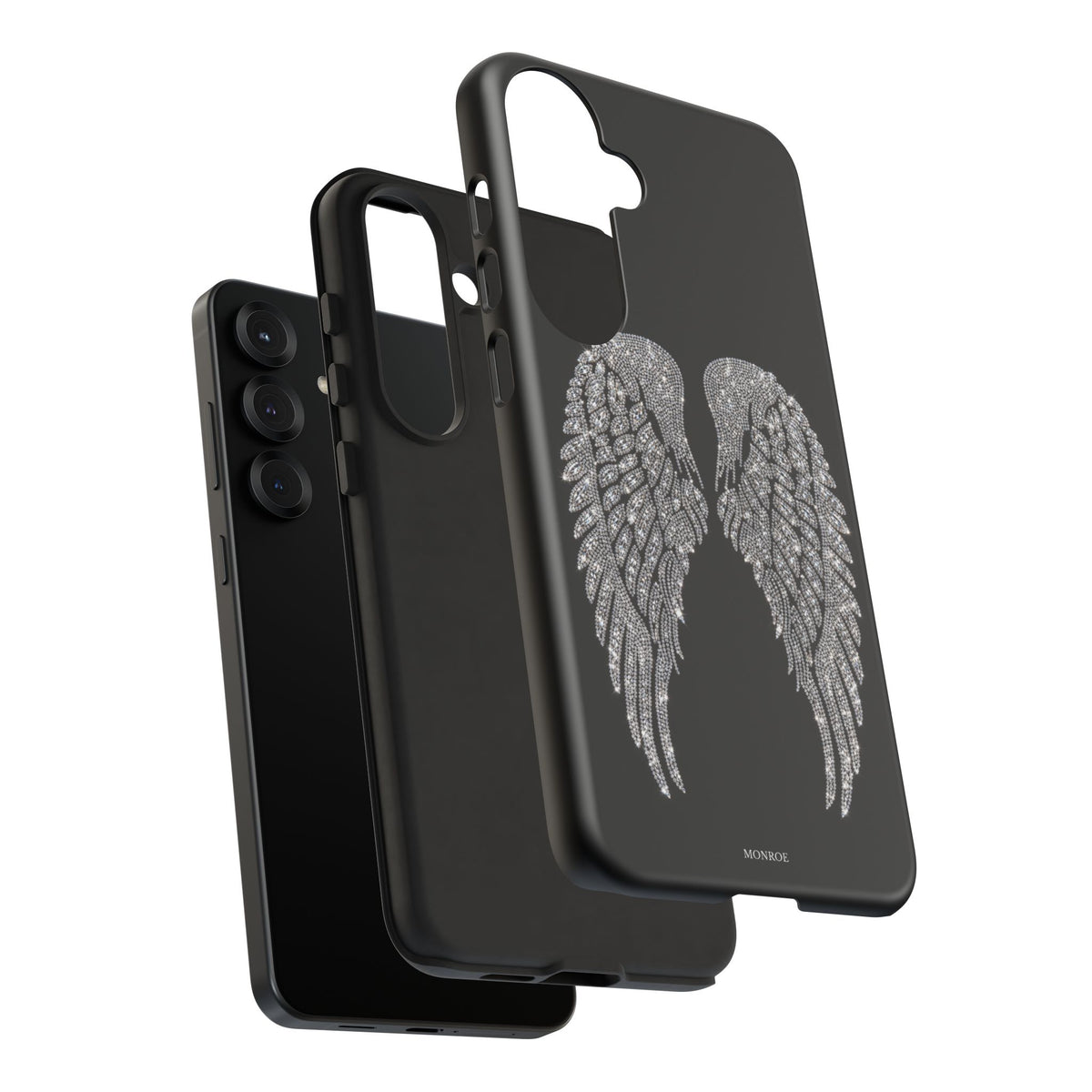 Silver Angel Wings Tough Case