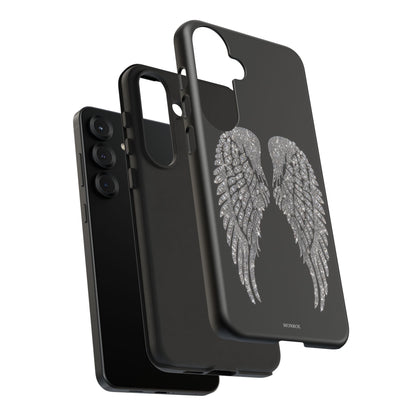 Silver Angel Wings Tough Case