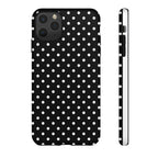 Black Polka Dot Phone Case