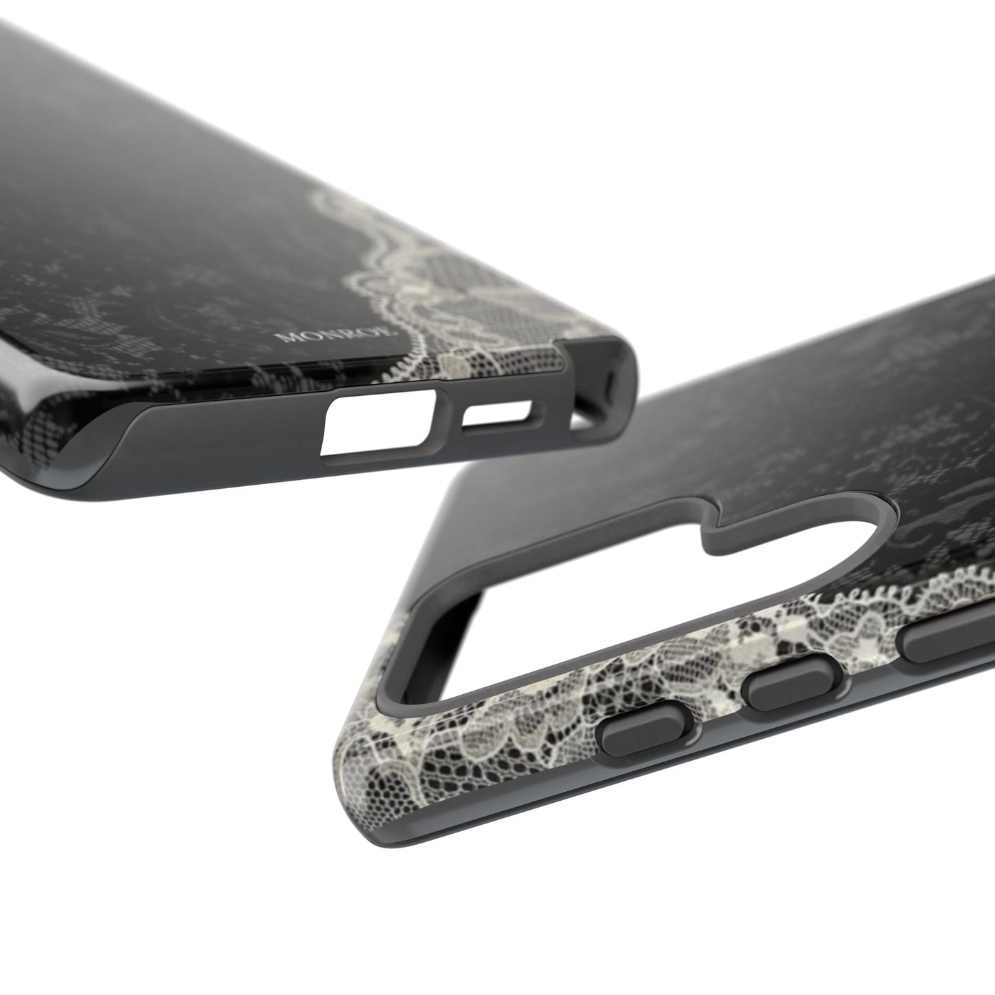 Black & White Edged Tough Case