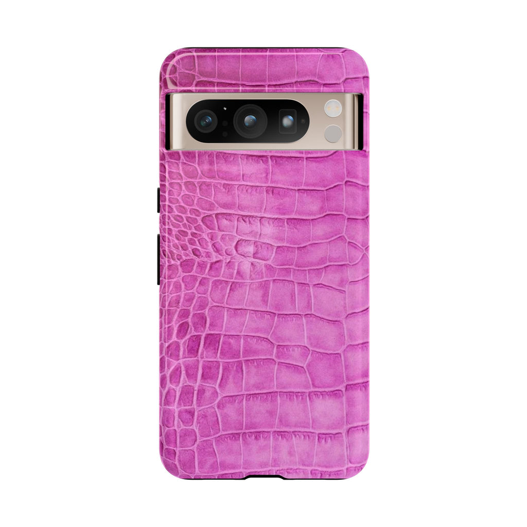 Purple Croc Phone Case