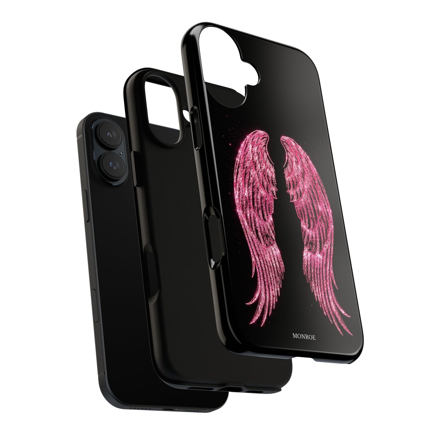 Pink Glitter Angel Tough Case