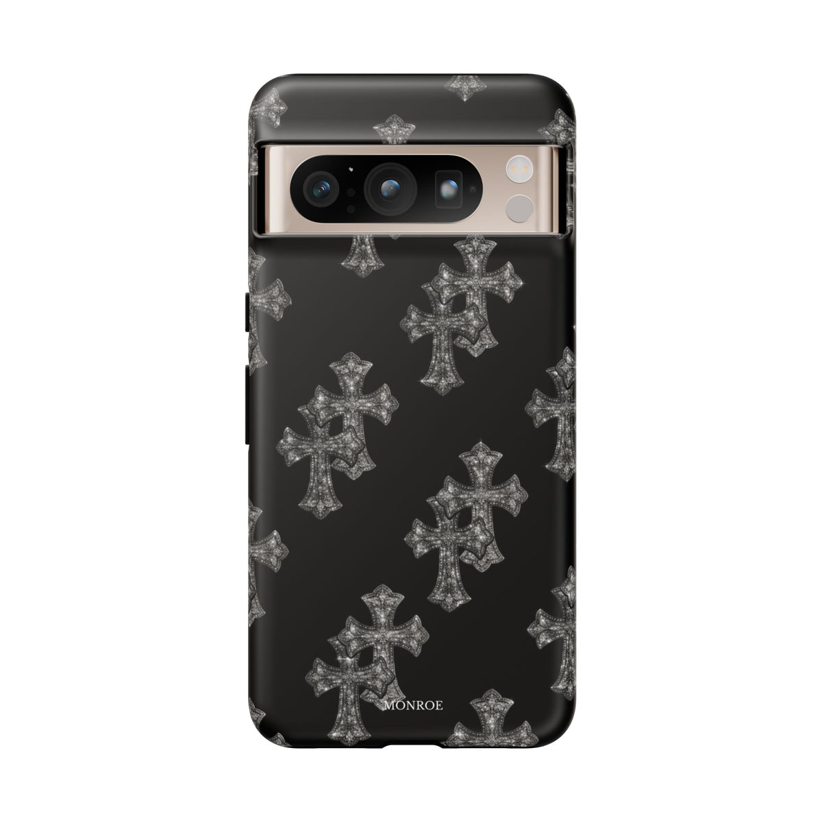 Black Crystal Cross Tough Case