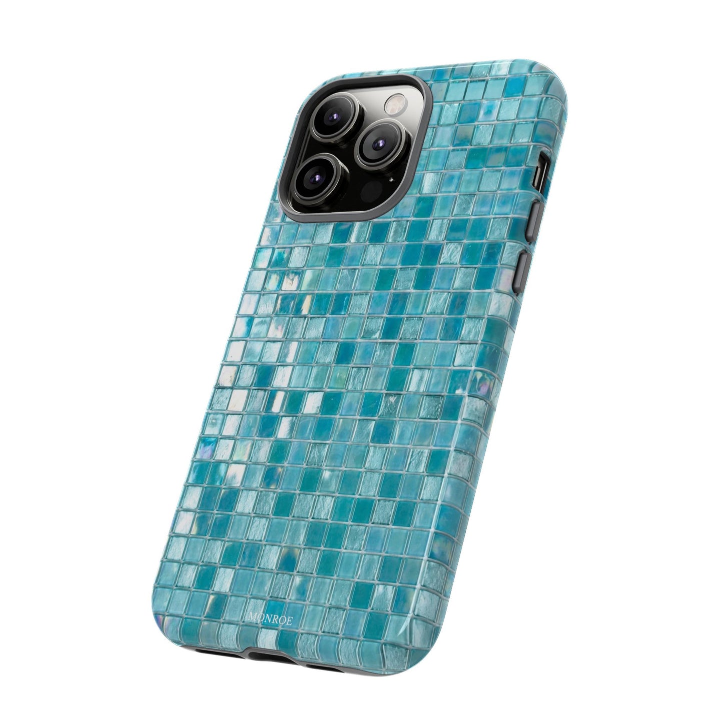 Hot Blue Mosaic Tile Tough Case