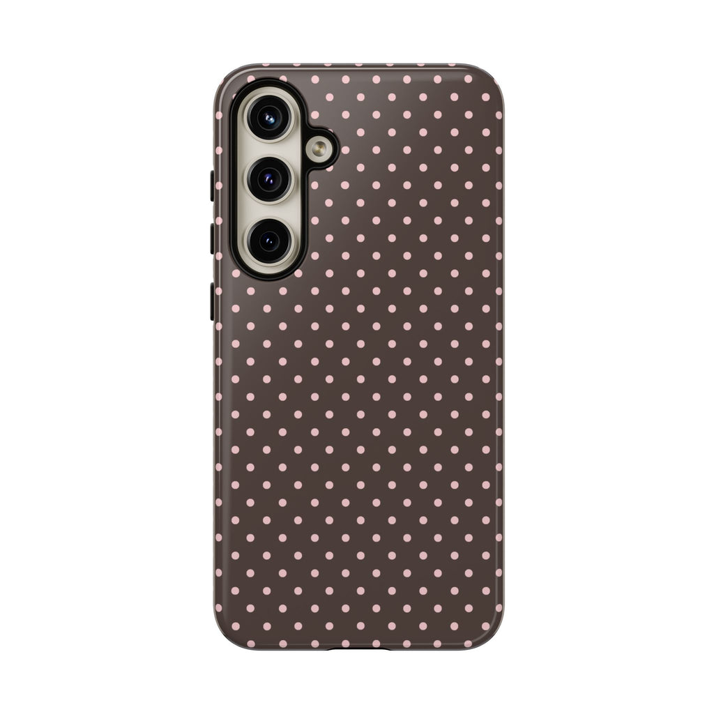 Brown Polka Phone Case